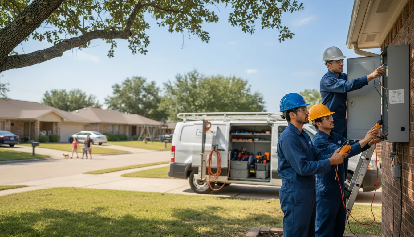 Certified electrician providing emergency electrical services in Carsonville, MI